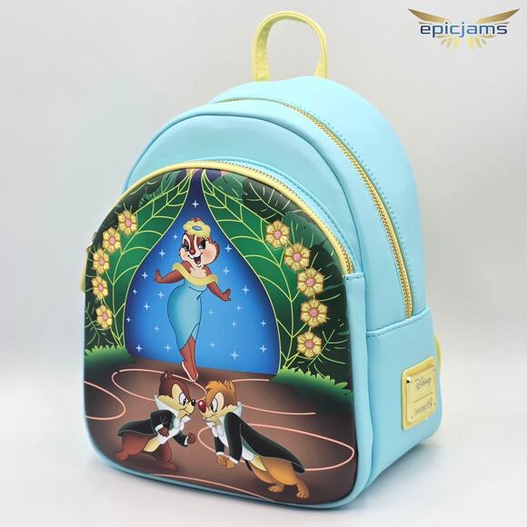 Loungefly Disney Chip ‘n’ Dale Clarice Tropical Mini Backpack Exclusive - Picture 3 of 6